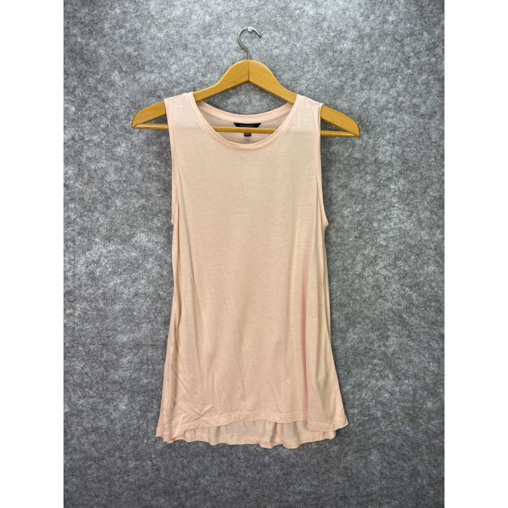 Banana Republic Shirt Womens Medium Pink Sleeveless Tank Top Rayon Lightweight